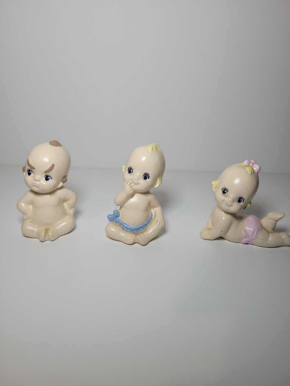 Ceramic Kewpie Babies VTG - Set Of 3